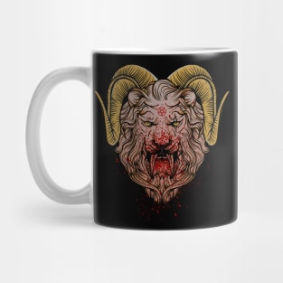 Horned Lion Mug